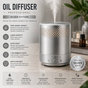 Oil Diffuser - Professional - Silver
