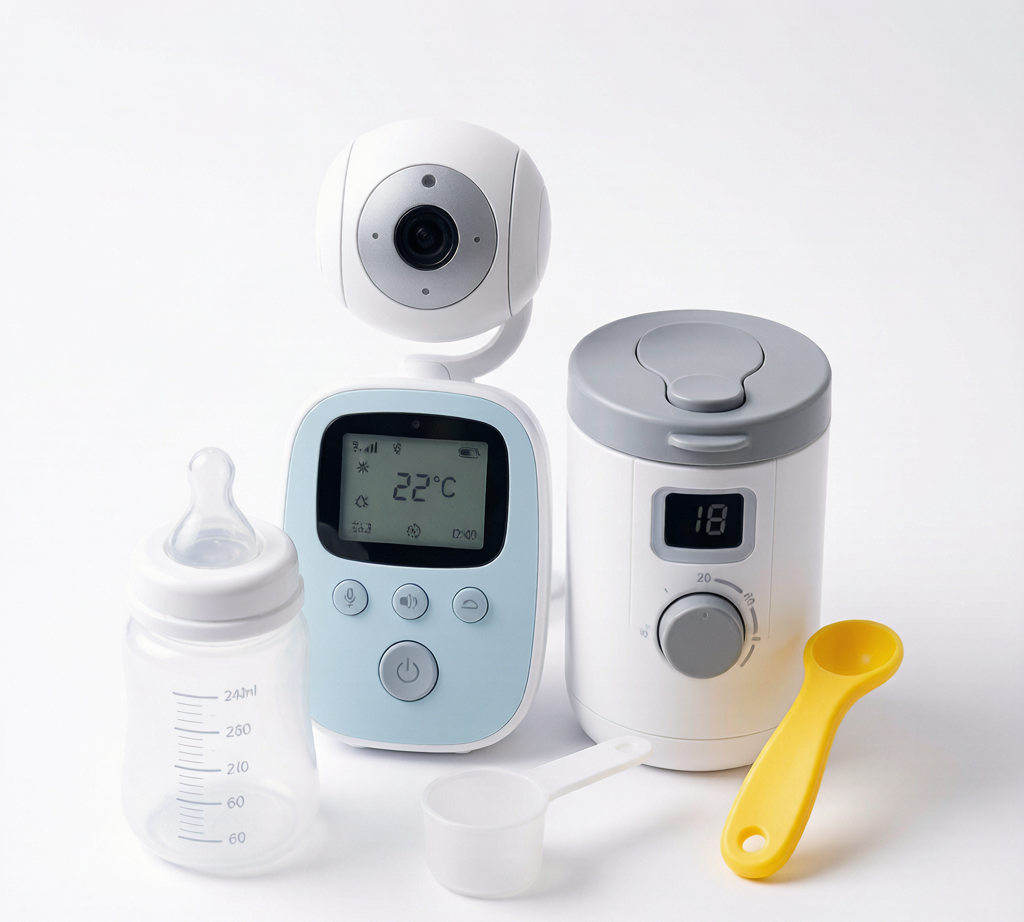 Smart Baby Monitor - Contact-Free Breathing & Sleep Tracking, 1080p HD Camera